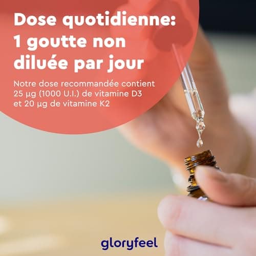 Vitamine D3 K2 en Gouttes 50ml, K2 MK7 99,7+% All-Trans (K2VITAL® by Kappa) Hautement Dosée, Soutien les Os, les Dents et le Système Immunitaire, 100% Végétalien, Sans Additifs