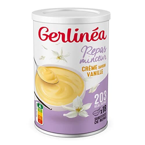 Gerlinéa - Crème Repas Minceur - Substitut de Repas Complet et Rapide - Saveur : Vanille - 540 g(L'emballage peut varier)