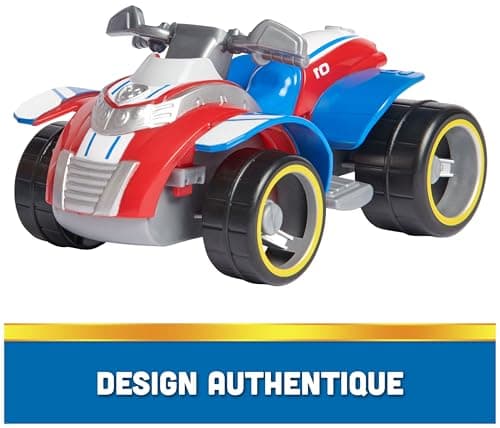 Paw Patrol - Pat Patrouille - VÉHICULE FIGURINE RYDER - Voiture 15cm Figurine Pat Patrouille À Collectionner - Pat Patrouille Jouet - Jouet Plastique Recyclé- Voiture Enfant - Jouet Enfant 3 Ans Et +