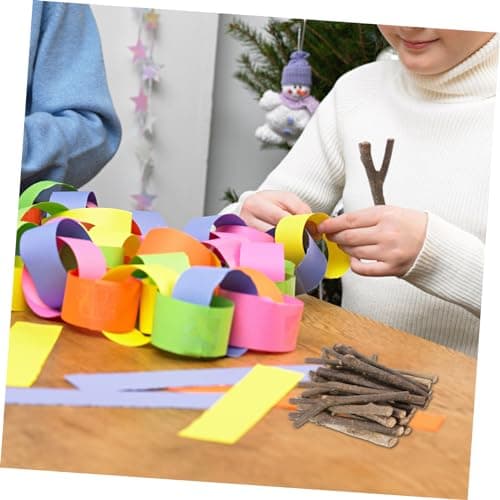 VILLCASE 20 Pièces Pièces De Bois Flotté Bâtons De Bois Accessoires De Bricolage Bâtons De Brindilles Bâtons De Bûches De Bois Bricolage Artisanat Matériel Bâtons De Bois Naturel De