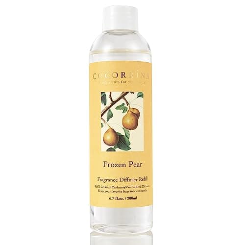 Cocorrína Recharge Diffuseur de Parfum - Poire gelée 200ml Huile parfumée pour diffuseur à Roseau Parfum d'ambiance pour Chambre à Coucher, Salle de Bain, Bureau, Maison déco