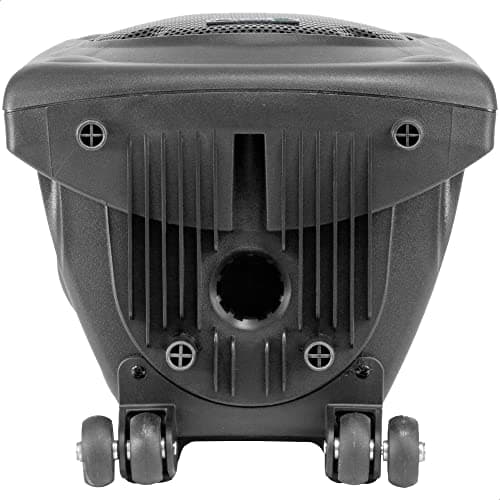 Ibiza - PORT8VHF-BT - Enceinte Portable 8"/400W Max avec 2 micros (Filaire et VHF), télécommande et Housse de Protection - Bluetooth, USB, SD - Autonomie 4 à 6h