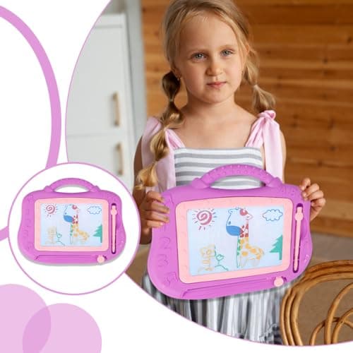 GXGM Tableau Magnetique Enfant, Enfant Tableau de Dessin Magnétique Effaçable, Cadeau Jouet Educatif pour Bambin, 1 pièce