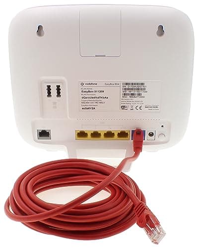 1aTTack.de - 10 x 2,0 m câble réseau Cat7, Ethernet Cat.7, câble patch Lan et Cat 7 pour une vitesse Internet maximale et connecte tous les appareils avec prise RJ 45 rouge