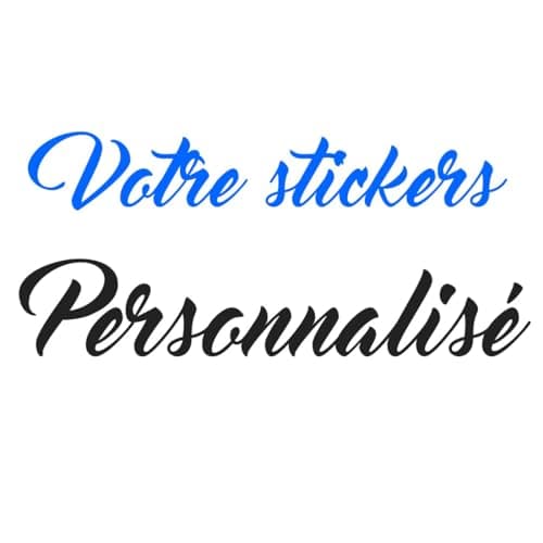 Stickers prénom ou texte personnalisé - 17 Couleurs - Vinyl décoratif (10 à 70 cm) - Stickers muraux, chambre enfant, voiture, meuble, Maison - Facile à poser.