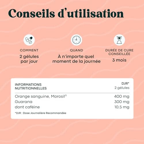 Morosil® 400 mg avec Guarana - Soutien pour le Métabolisme et le Contrôle du Poids, 60 Gélules Végétales, Cure de 1 Mois, Fabriqué en France, Essentials by Novoma