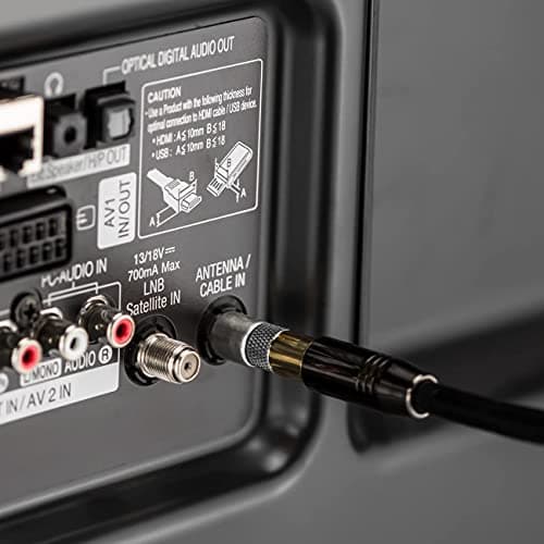 Coupleur coaxial aérien TV PAL RF Femelle vers Femelle - Lot de 2 - pour KY/SkyHD, Virgin,TV, VHS ou lecteurs DVD avec coupleurs. (Lot de 2)