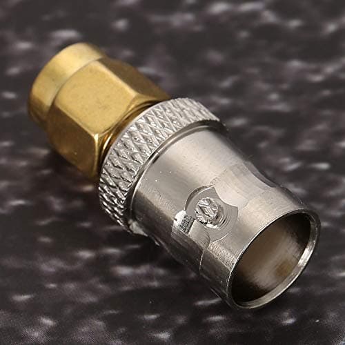 Diyeeni 5pcs SMA mâle vers BNC Femelle Adaptateur coaxial, RF Adaptateur coaxial coaxial, SMA to BNC Male Female Coax Connector (Tout en cuivre)