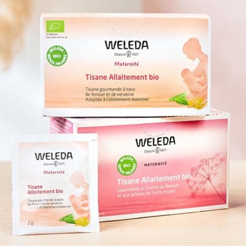 WELEDA - Tisane Allaitement - Favorise l'Allaitement Maternel - Bio - 20 Sachets de 2 g