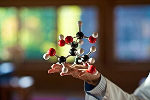 LINKTOR Kit de Modèle Moléculaire de Chimie (444 pièces) pour étudiant ou Enseignant pour l'apprentissage de la Chimie Organique et inorganique modèle de Structure Chimique Un Ensemble de fullerène