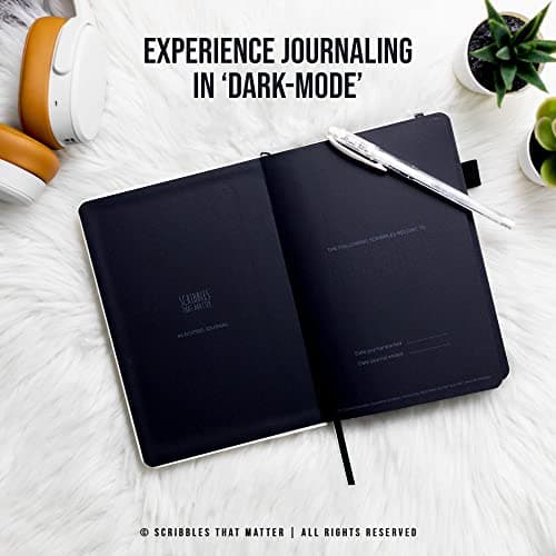 Scribbles That Matter Papier noir B5 Bullet Dotted Journal + Stylo gratuit! B5 Starry Night by Ton carnet pointillés rigide 160 g/m2, épais résistant aux saignements pour le travail (7 x 10)