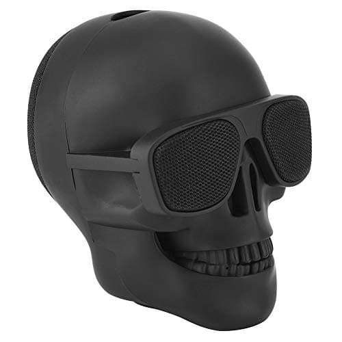 Ruiqas Enceinte Bluetooth en Forme de tête de Mort - Mini Haut-Parleur Portable sans Fil Bluetooth stéréo