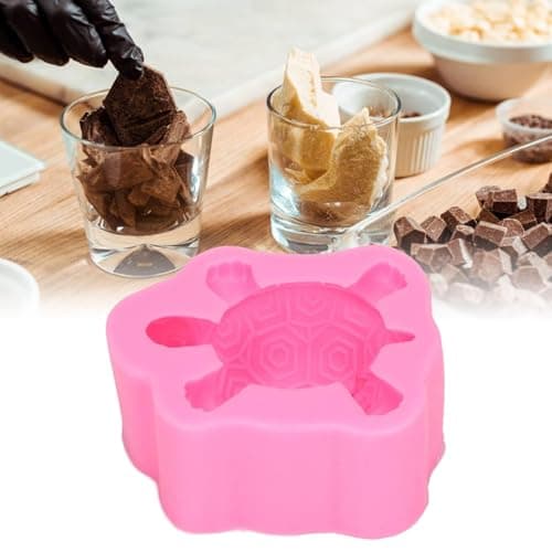 Agatige Moules en silicone avec trous en forme de tortue de mer, moules en silicone en forme de tortue 3D, Moule Silicone Tortue Moule à Fondant Tortue Pour bricolage de bijoux et d'artisanat