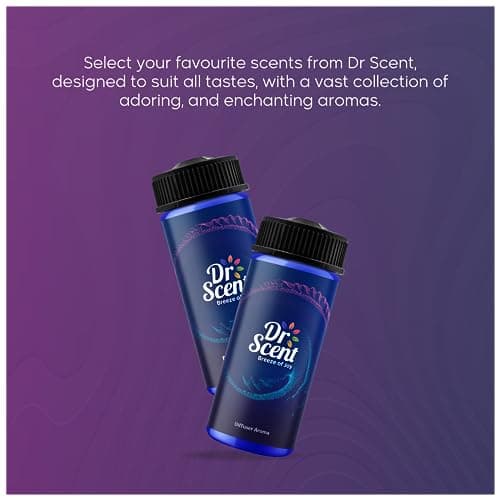 Dr Scent Diffuser Aroma Vanilla Coconut - Transform Your Space into a Tropical Oasis of Relaxation and Bliss (500ml)
