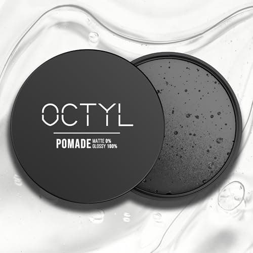OCTYL Water Pomade | Brillance parfaite | Fixation forte et idéale | Cire coiffante pour hommes | Cire professionnelle développée par des barbiers |80gr