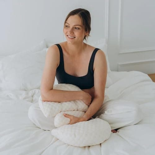 SWZEC Natty Pregnancy Pillow Thinknatty Coussin Femme Enceinte (Gris)
