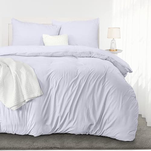 Utopia Bedding Housse de Couette 220x240 cm avec 2 Taies d'oreiller 65x65 cm (Blanc) - Parure de lit 220 x 240 cm - Ensembles de Housses de Couette en Microfibre brossée Douce