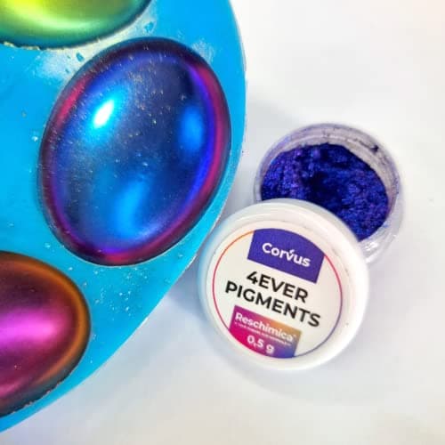 CHAMELEON SET - 5 pigments en poudre à effet irisé, effet brillant pour résines époxy, savon, slime, bougies et autres matériaux