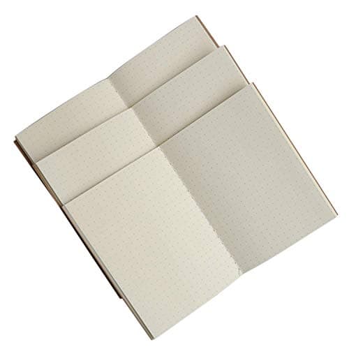 Inserts De Recharge Pour Carnet De Notes Wanderings® Travelers - 8,25 X 5,5 Pouces (21 cm X 14 Cm) A5 - Papier Pointillé, Format A5 - Ensemble De 3 - Recharges De Journaux - 240 Pages