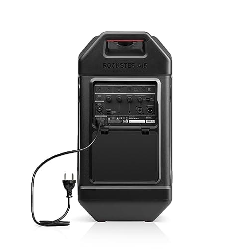 Teufel Rockster Air 2 - Enceinte Bluetooth Portable pour évènements - Jusqu'à 58 Heures de Batterie - Batterie Interchangeable - Fonction Banque d'alimentation