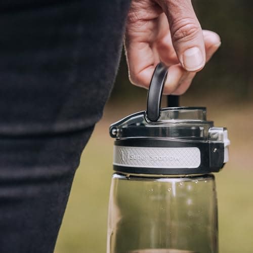Super Sparrow Gourde Enfant - 500ml - TouchSip Bouteille d'eau avec Paille - Tritan Sans BPA - Idéale pour le Sport, l’École et les Activités en Plein Air