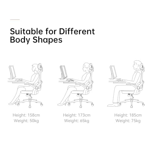 SIHOO M102C Chaise de Bureau, Chaise Ergonomique Fauteuil de Bureau Dossier Haut, Chaise de Bureau Grande et Haute avec accoudoirs rabattables, Soutien Lombaire réglable, Chaise avec appuie-tête,Noir
