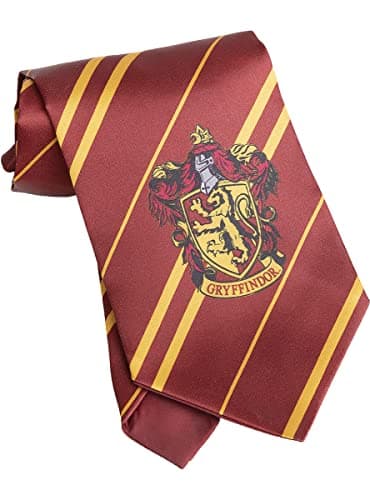 Funidelia | Cravate Harry Potter Gryffondor pour femme et homme Poudlard, Magiciens - Accessoire pour Adultes, accessoire pour déguisement - Grenat
