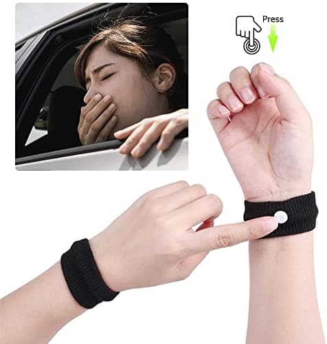 Notherss Bracelet Anti Nausée 8 Paires Bandes sans effets secondaires pour enfants et adultes, mal de voiture, Mal de mer, grossesses et de voyage (couleur aléatoire)
