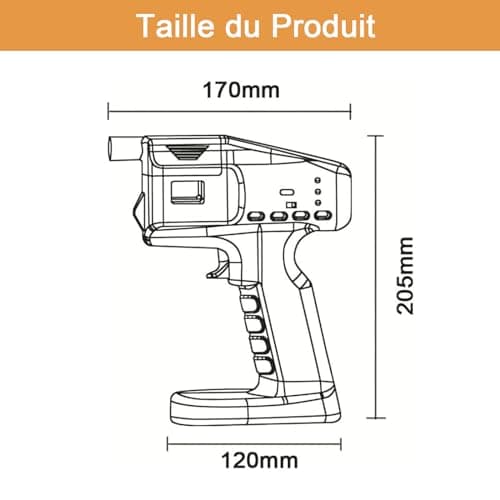 Fumoir a froid Accessories-Witriolik Liquide À Bulles 50mL x2, Cocktail Bubble Maker Pistolet À Fumer Portable Pistolet À Bulles De Fumée Chargement USB pour Aliments fumés, Barman à Domicile