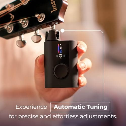 ROADIE 3 | Accordeur de Guitare Automatique, Métronome & Enrouleur de cordes | Pour Guitare Electrique, Guitare Acoustique, Guitare à 12 Cordes, Ukulele, Banjo, Mandoline | 100+ Accordages Alternatifs
