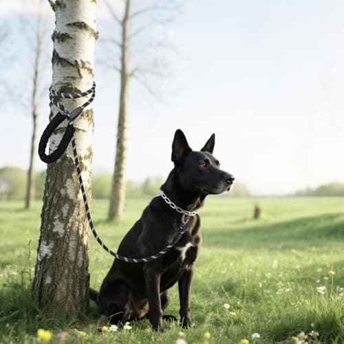 Longe pour Chien, 1,2M/ 1,5M/ 2M/ 3M/ 5M/ 10M/ 20M/ 30M Laisse de Dressage pour Chien, Long Laisse avec Poignée Rembourrée pour Petits, Moyens et Grands Chiens