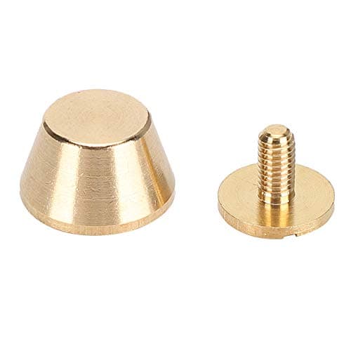 10 pièces Sac à Main Sac à Main Pieds tête de Clou Goujon Plat en métal Bouchon à vis Rivets Sac à Main Goujons en métal cône Rivet en Cuir Artisanat Bricolage