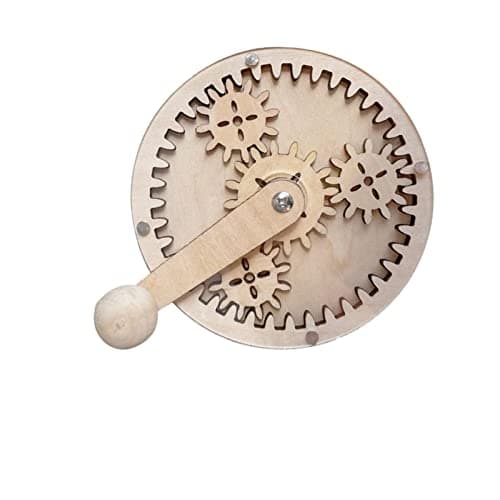 Amagogo Montessori Planche Occupée Accessoires de Bricolage Jeu de Intérieur à Manivelle pour Enfants