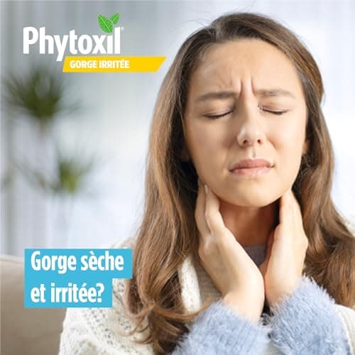 Phytoxil Pastilles Gorges irritées - Miel citron menthe – Dispositif médical- Hydrate les muqueuses sèches et irritées – 16 pastilles - A partir de 6 ans