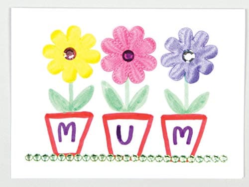 Baker Ross Fleurs Strass Autocollantes Satinées - Lot de 60, Loisirs Créatifs pour Enfants (E8826)