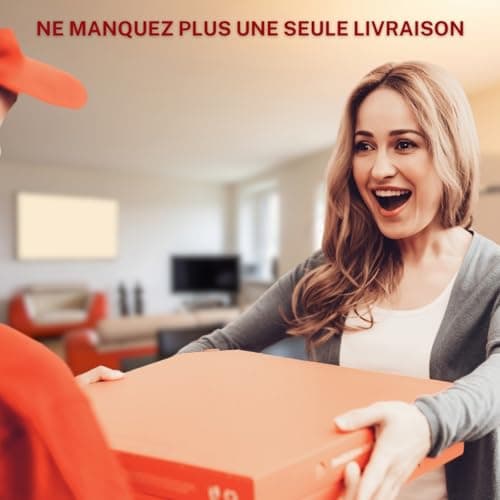 Bell4U Sonnette sans fil exterieur etanche - 2 destinataires - sonnette sans fil auto-alimentée 100 m, sonnette électronique étanche IP65, carillon lumineux LED, 52 mélodies, 4 niveaux de volume