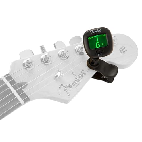Fender FT-1 Pro Accordeur à Pince, Pour Guitares Electrique, Acoustiques & Basses, Noir