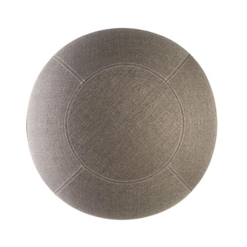Bloon Siège Ballon Bureau Ergonomique - Anti Mal de Dos ou Sciatique - Confortable pour Bureau ou Télétravail - Chaise Ballon 65cm de diamètre (Taupe, XL)