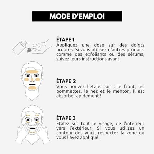 FETĒN Crème Hydratante Anti Rides Visage Homme Effet Matifiante - Soin Anti Age de Jour et de Nuit - Skincare for Men Cream à l'Acide Hyaluronique pour tous types de Peaux (Pack 1 Unité)
