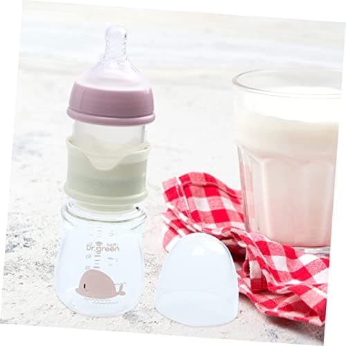 Hohopeti Biberon Infantile Bouteille Bouteille De Lait Conteneur Infantile Bouteille De Lait Voyage Bouteille De Lait Bouteille En Verre De Lait Enfant