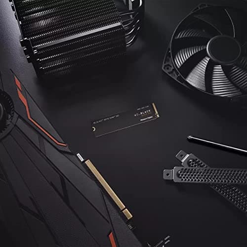 WD_BLACK SN770 SSD 1 To, Disque SSD Interne, Vitesse de lecture jusqu'à 5150 Mo/s, M.2 2280 NVMe SSD, PCIe Gen 4.0, Haute performance disque de jeu, Noir