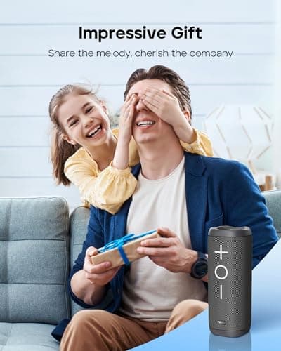TRIBIT StormBox 2 Haut-parleur Bluetooth avec 34W 360° Son Surround, Technologie XBass, 24H d'autonomie, Étanchéité IPX7, Bluetooth 5.3, Association TWS Haut-parleur portable sans fil pour l'extérieur
