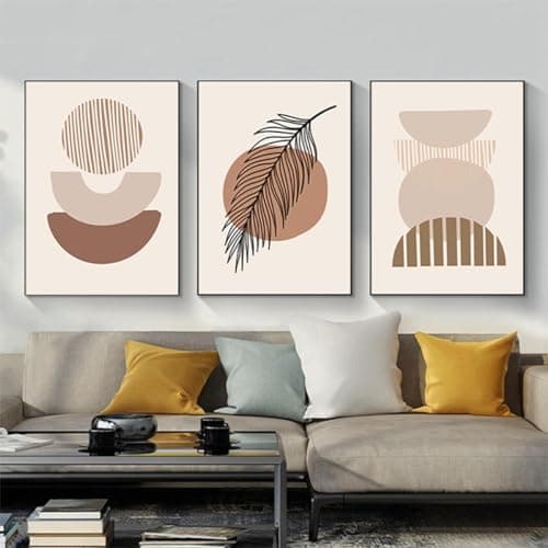 Lot de 3 posters muraux, imprimés de feuille botanique, modernes, abstraits, sans cadre, image 02, 20 x 30 cm