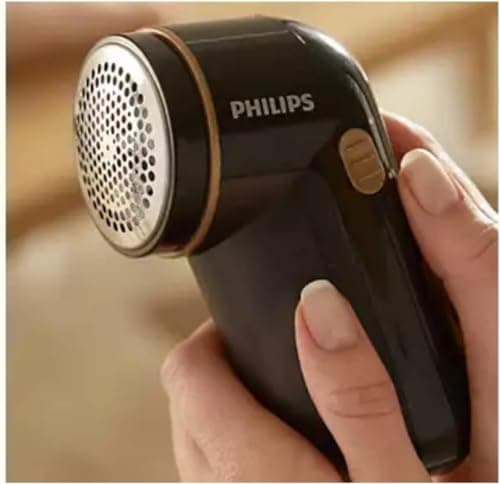 Philips GC026/80 Rasoir Anti-Bouloche et Anti-Peluche - Noir et Or