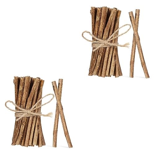 100 Pièces En Bois Bricolage Décor D'accessoires Pour La Maison Bois Flotté Branches Décor De Maison Brindilles Bâtons D'artisanat Bourgeon Bûches Décor D'articles De Maison ULDIGI