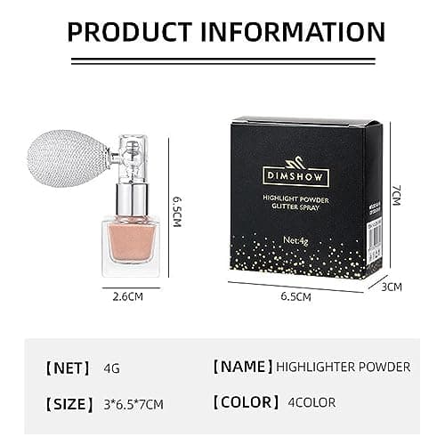 Spray Paillette Corps,MKNZOME 2 pièces Paillettes Visage Paillette Cheveux Imperméable Body Glitter Spray Maquillage Paillettes Femme pour Visage Cheveux Ongles Festival Fête