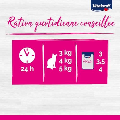 Vitakraft Poésie Délice - Repas en sauce pour chat adulte - Assortiment de poissons labellisé MSC : cabillaud et colin - Recette sans céréales ni sucre ajouté (6 x 85g)