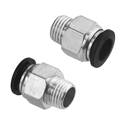 XINMEIWEN Lot de 10 raccords pneumatiques NPT filetés mâles 10 mm PC10-N2