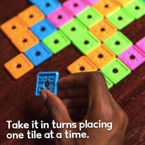 OK Play Le jeu de tuiles ultime - Amusant, stratégique et portable pour 2 à 4 joueurs, jeu de société idéal pour les soirées de jeux en famille Meilleurs jeux de société de Noël -Instructions français