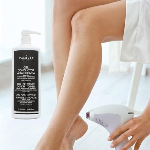 Valquer Laboratorios Valquer Gel pack conducteur à usage professionnel 1 L + 5 L (échographie, électrothérapie, etc.). Haute efficacité. Gel de contact. Gel Esthétique Vegan - 6000 ml